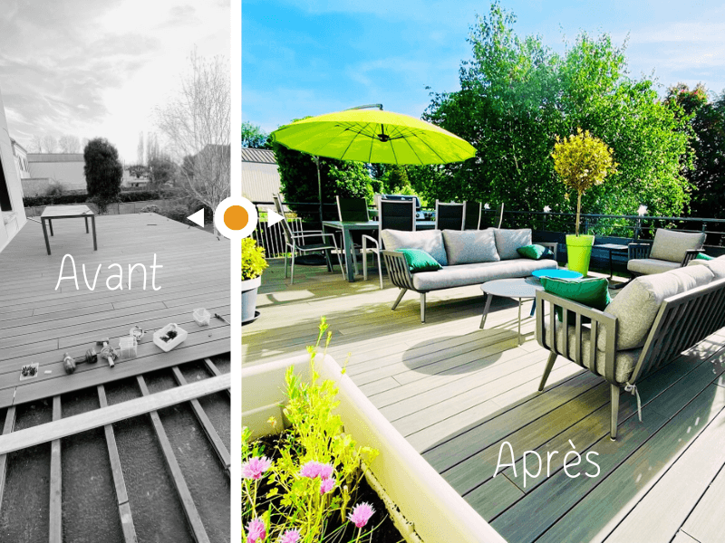 Aménagement d'une Terrasse de 50m² à Provins (77)