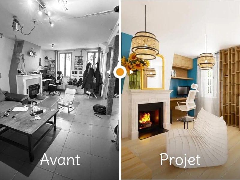 Architecture d'intérieur Rénover une maison familiale à Provins (77) : le projet « Double Récré » à Provins par Pauline Bruniaux Bel-Étage