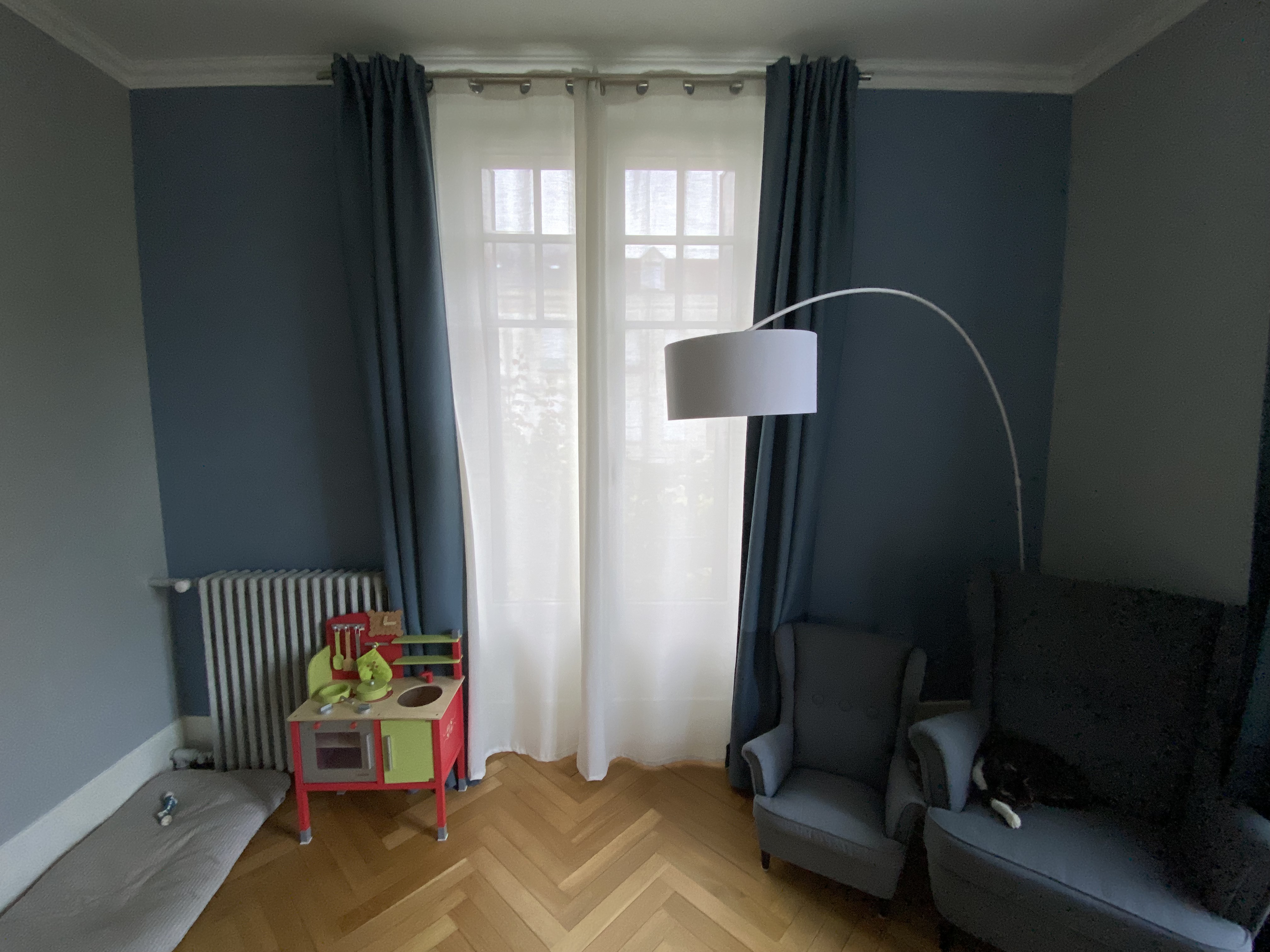 Aménagement d'un salon moderne à Provins - photo avant