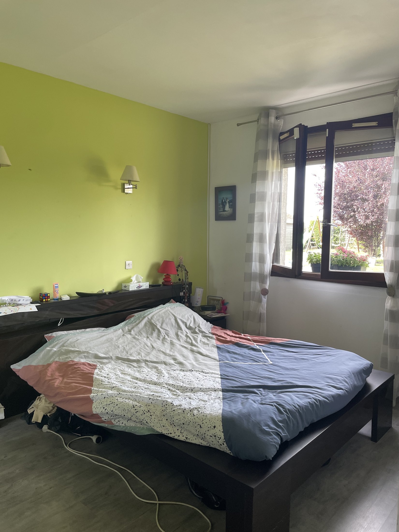 Rénovation d'une maison familiale à Maison Rouge près de Provins - chambre parentale avant travaux