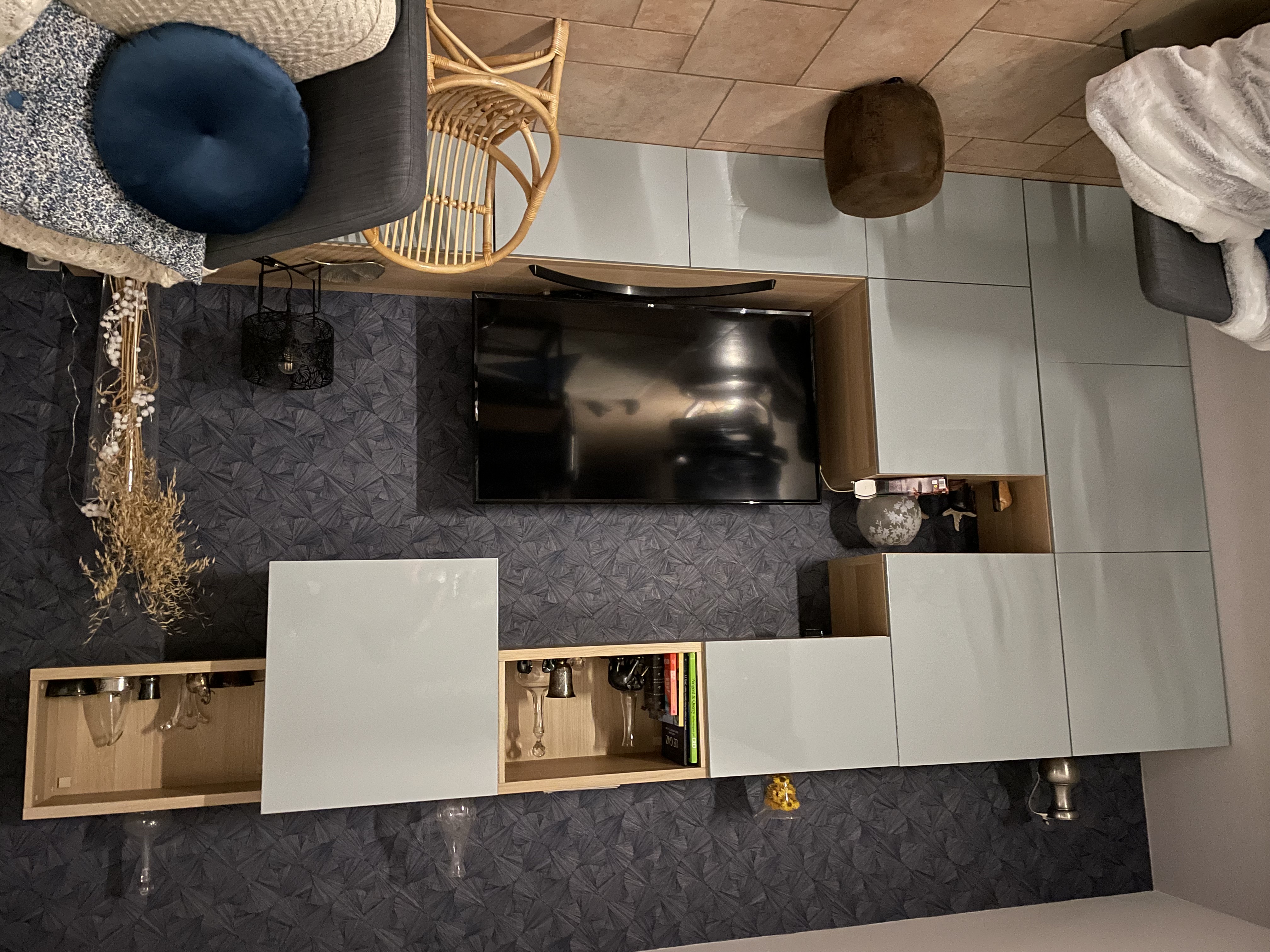 Rénovation de la Pièce de Vie à Saint-Brice (77) - ambiance cocooning